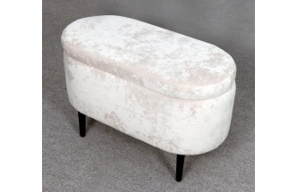 Банкетка Олаф, с нишей, ткань тиффани бежевый