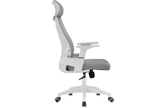 Компьютерное кресло Flok, gray / white