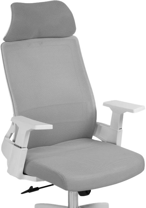 Компьютерное кресло Flok, gray / white