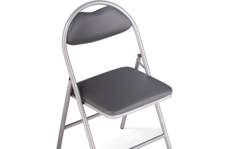 Стул Gikat, складной, серый полимер / светлый мусс