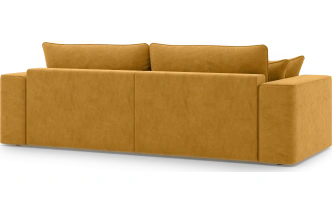 Диван прямой Венте, модель 035, Germes Umber (желтый)