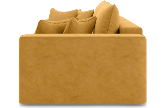 Диван прямой Венте, модель 035, Germes Umber (желтый)
