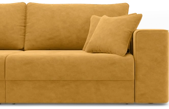 Диван прямой Венте, модель 035, Germes Umber (желтый)