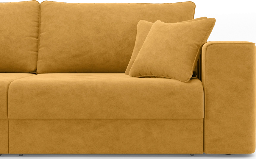 Диван прямой Венте, модель 035, Germes Umber (желтый)