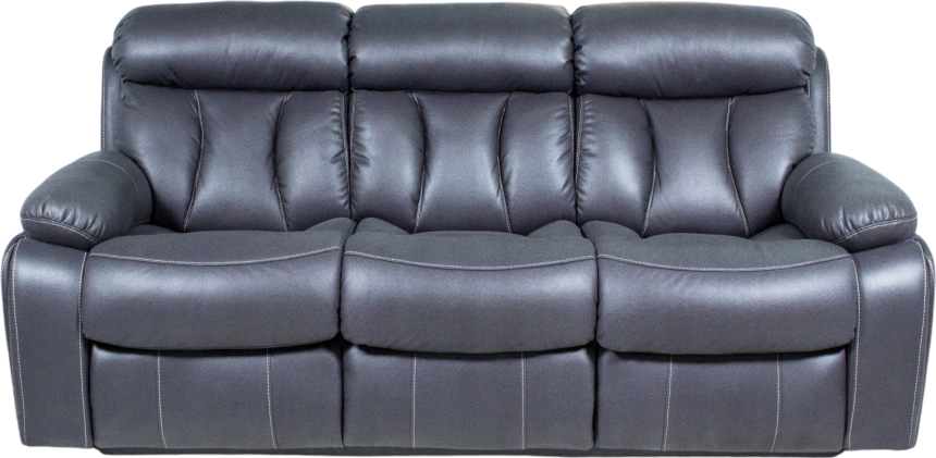 Диван прямой Азалия, Нубук №7 (Dusty blue)