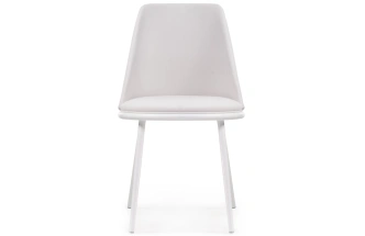 Стул Алдис, на металлокаркасе, катания вайт / белый матовый