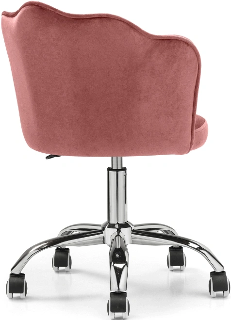 Офисное кресло Bud, розовый / хром
