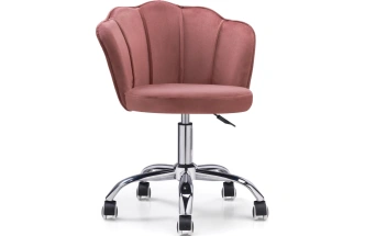 Офисное кресло Bud, розовый / хром