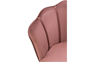 Офисное кресло Bud, розовый / хром