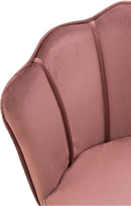 Офисное кресло Bud, розовый / хром