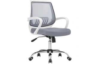 Компьютерное кресло Ergoplus, light gray / white