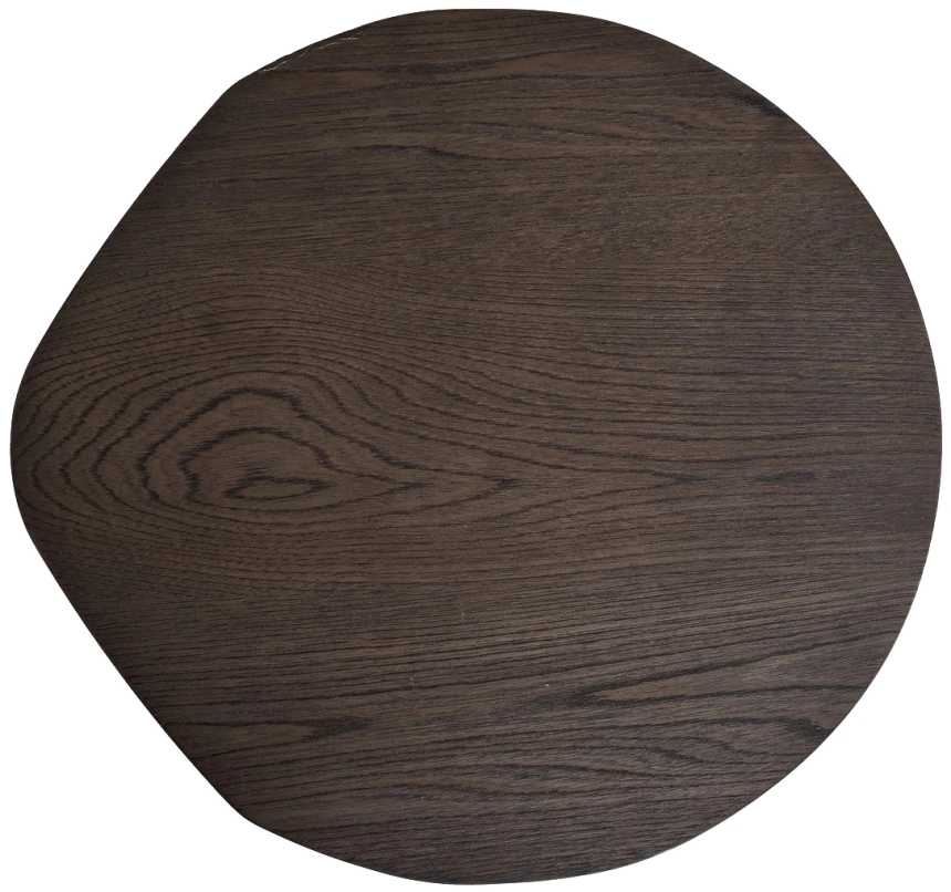 Журнальный стол 58DB-23087, 38x39x48, МДФ, шпон, темный орех / коричневый