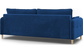 Диван прямой Тадеуш, модель 043, Velutto 26 (синий)