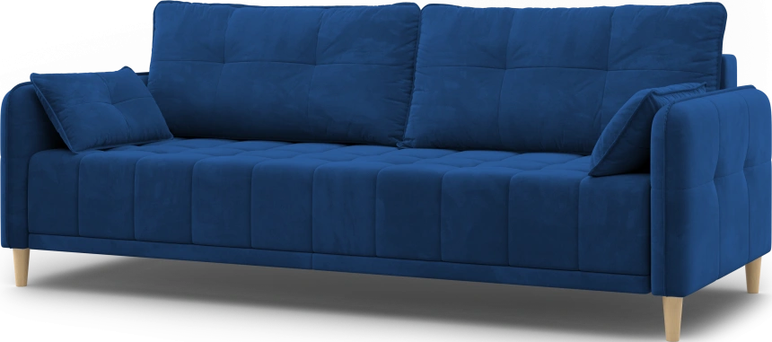 Диван прямой Тадеуш, модель 043, Velutto 26 (синий)