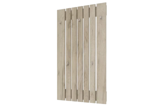 Вешалка Лофт, 77,4x135x3,2, Дуб крафт серый