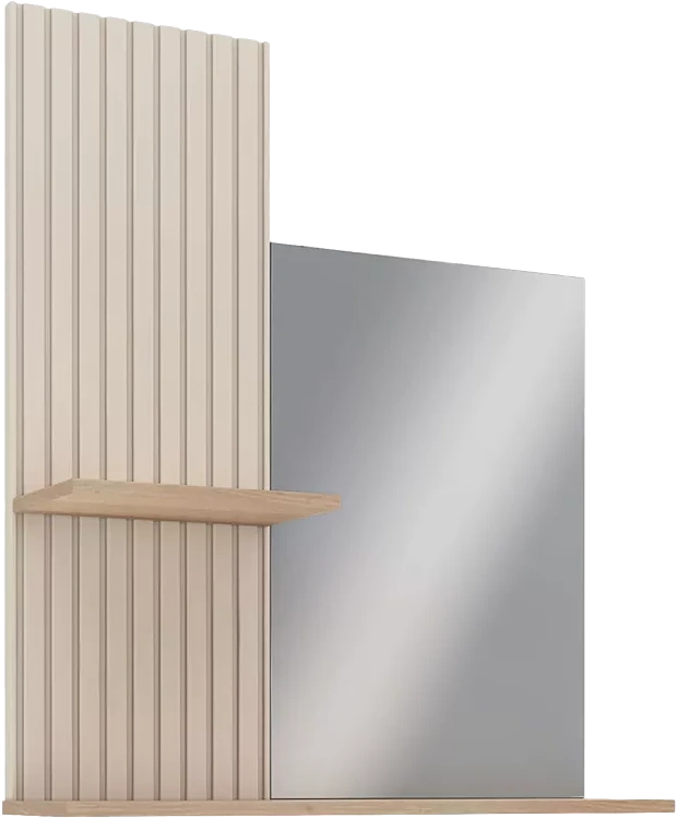 Зеркало в прихожую Тоскана, Кашемир серый