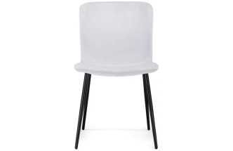 Стул на металлокаркасе Игон, серый / черный муар