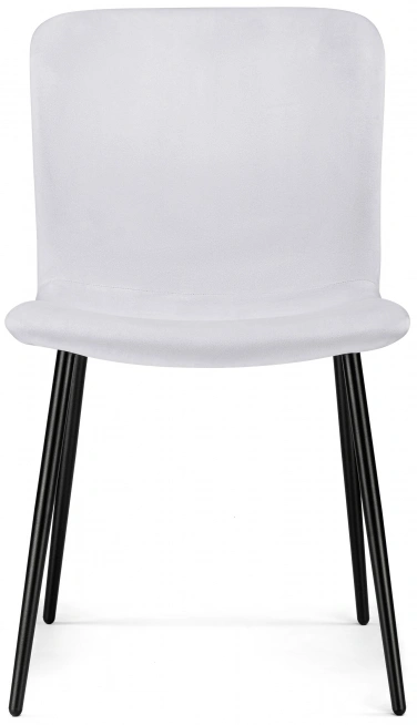 Стул на металлокаркасе Игон, серый / черный муар