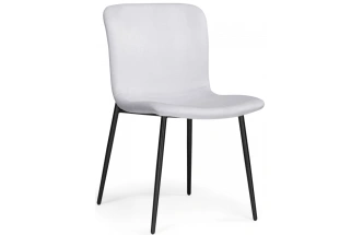 Стул на металлокаркасе Игон, серый / черный муар