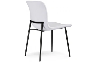 Стул на металлокаркасе Игон, серый / черный муар