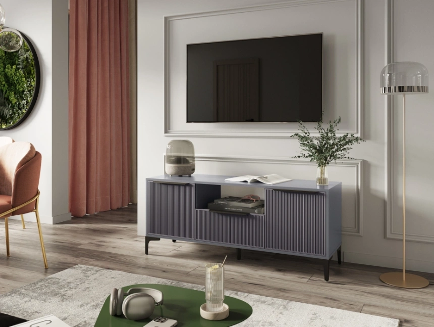 ТВ-тумба Иадама, графит / графит софт