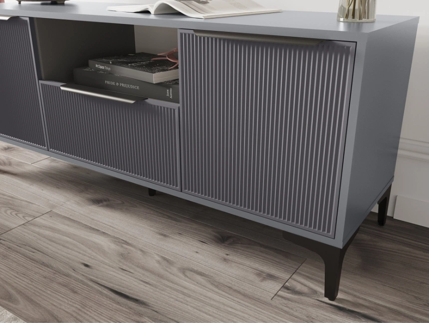 ТВ-тумба Иадама, графит / графит софт