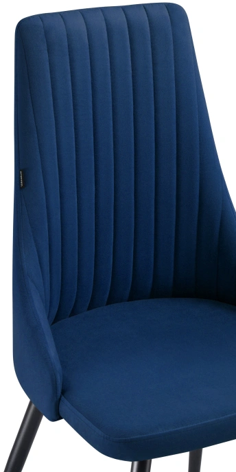 Стул Нараян, мягкий, velutto 26 / черный