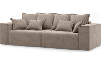 Диван прямой Конте, модель 036, Germes Beige (бежевый)