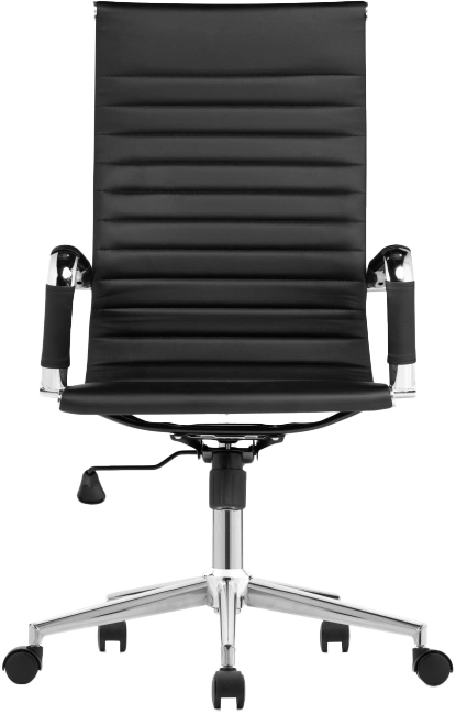 Компьютерное кресло Reus, экокожа, black / chrome