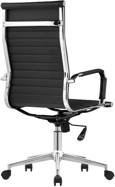 Компьютерное кресло Reus, экокожа, black / chrome