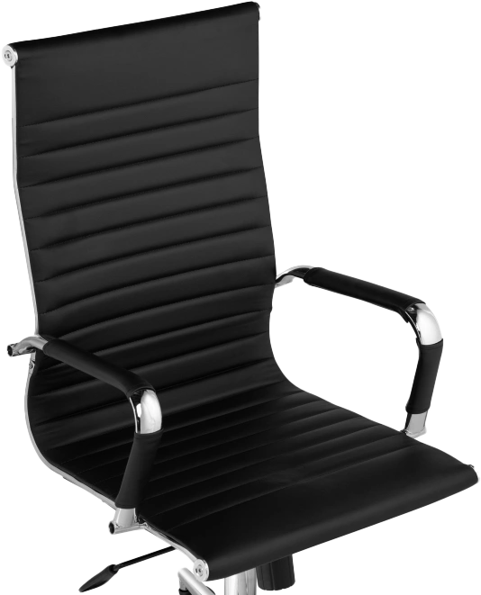 Компьютерное кресло Reus, экокожа, black / chrome