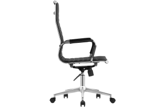 Компьютерное кресло Reus, экокожа, black / chrome