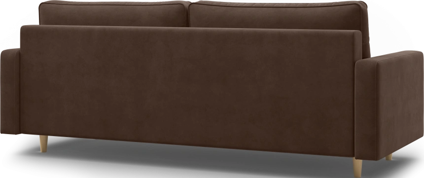 Диван прямой Campo, модель 044, Ultra Chocolate (коричневый)