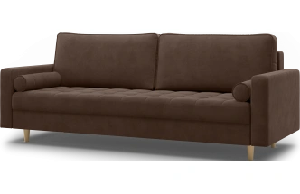 Диван прямой Campo, модель 044, Ultra Chocolate (коричневый)