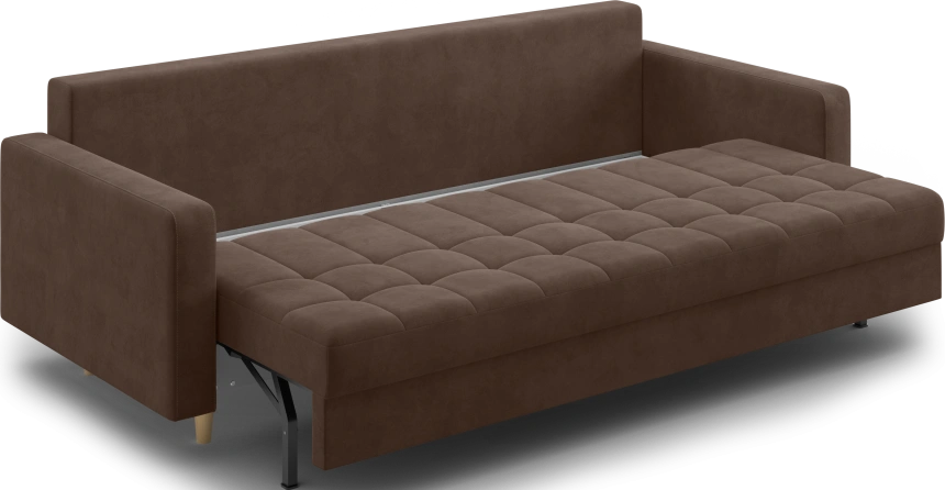Диван прямой Campo, модель 044, Ultra Chocolate (коричневый)