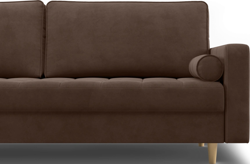 Диван прямой Campo, модель 044, Ultra Chocolate (коричневый)