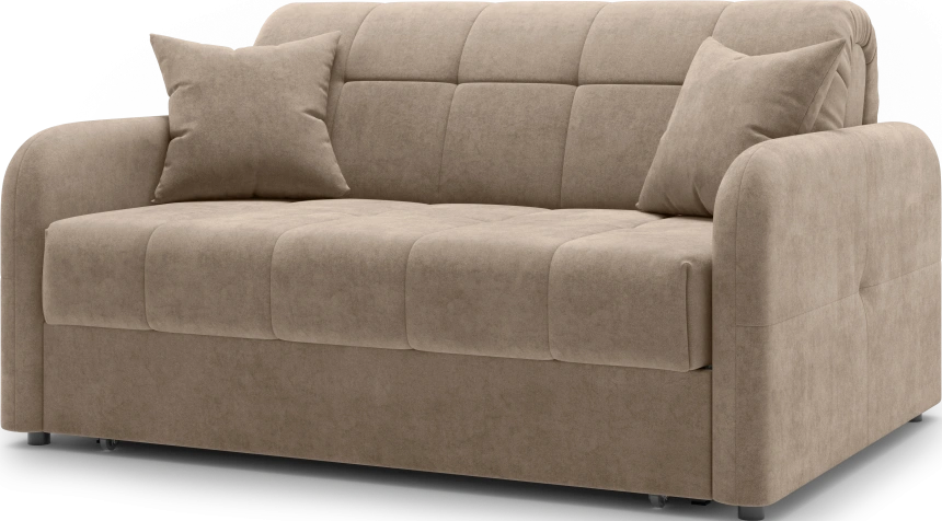 Диван прямой Гаспар 140, модель 045, Hope 05 (коричневый)