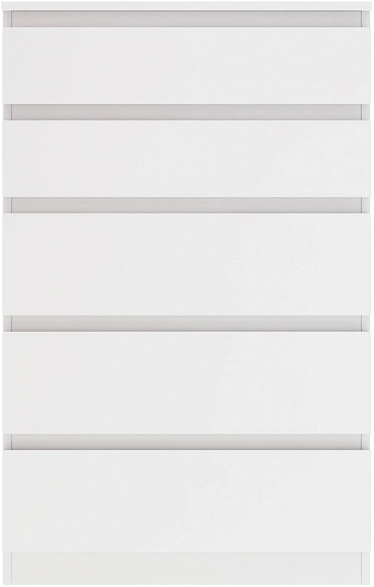 Комод Морвик, 5 ящиков, 70x112, Белый