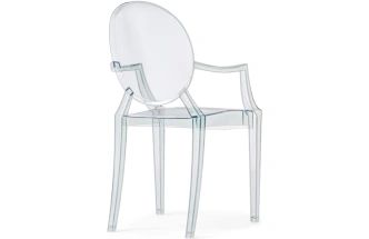 Пластиковый стул Luis, с подлокотниками, серый