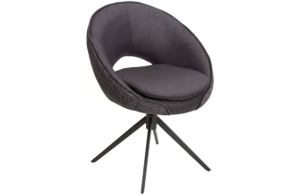 Стул Anabel, поворотный, темно-серый Maison 99#, Ote Cobble 457, серый каркас