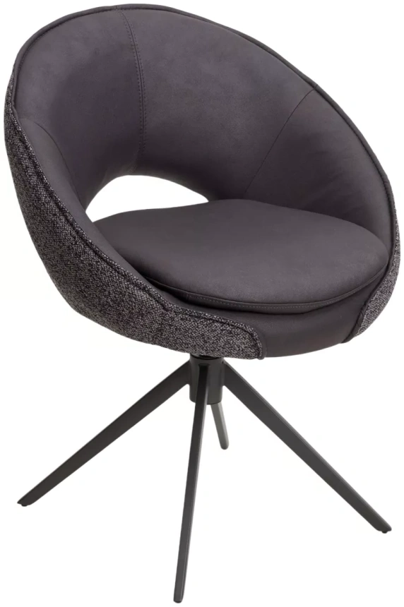 Стул Anabel, поворотный, темно-серый Maison 99#, Ote Cobble 457, серый каркас