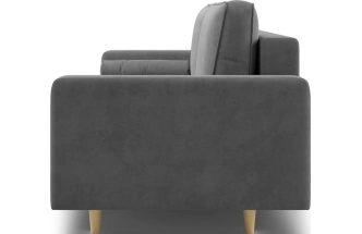 Диван прямой Campo, модель 044, Ultra Grey (серый)