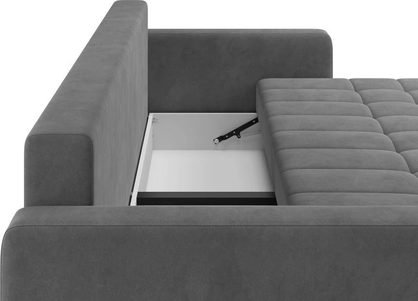 Диван прямой Campo, модель 044, Ultra Grey (серый)