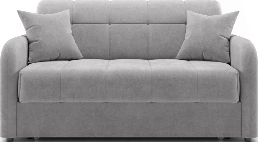 Диван прямой Гаспар 140, модель 045, Hope 08 (светло-серый)