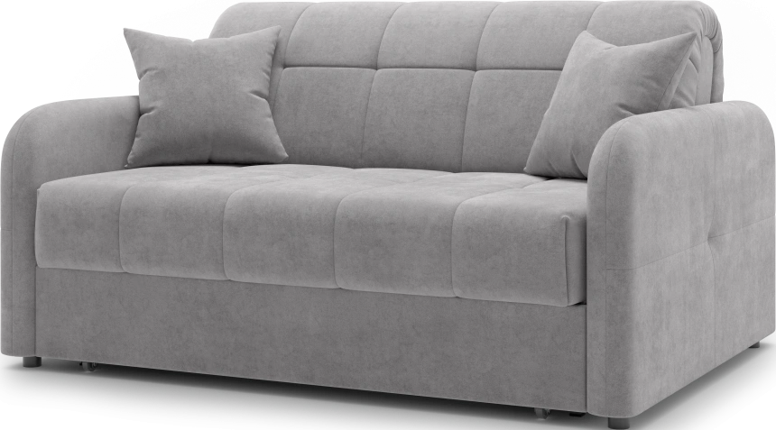 Диван прямой Гаспар 140, модель 045, Hope 08 (светло-серый)