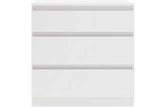 Комод Морвик, 3 ящика 70x72, Белый