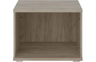 Тумба в прихожую Альянс, Дуб крафт / Белый глянец