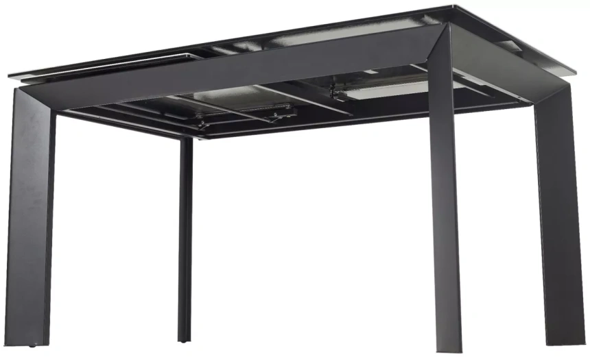 Кухонный стол раздвижной Cremona 180, TL-142, испанская керамика, черный каркас