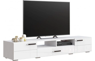 ТВ-тумба Иоги 2.0, белый / белый глянец