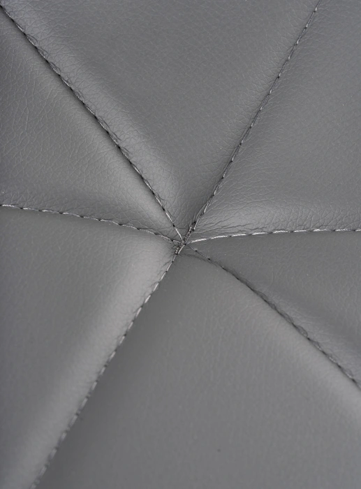 Стул Вальд, на металлокаркасе, серый / серый глянец